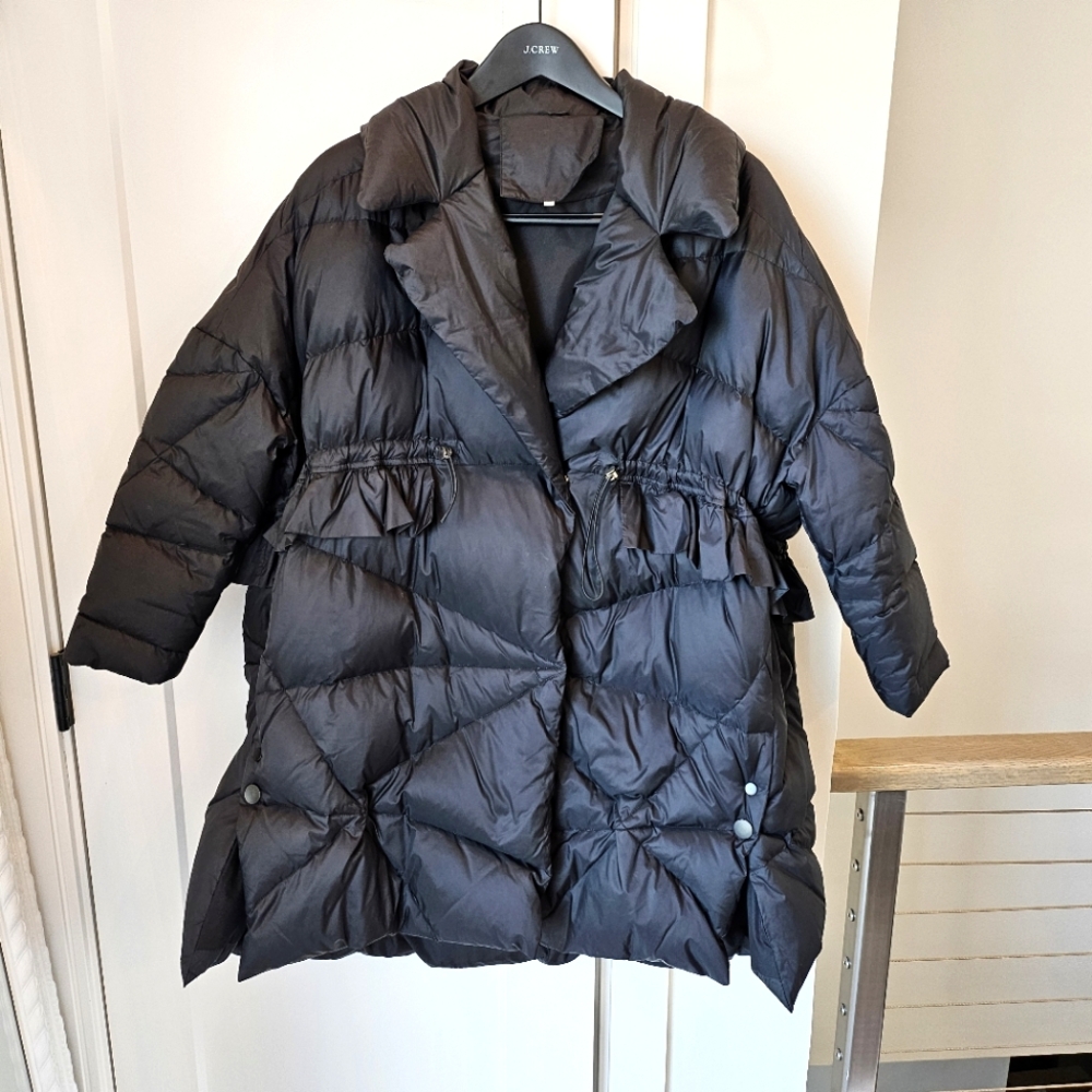 Goose down coat puffer size S